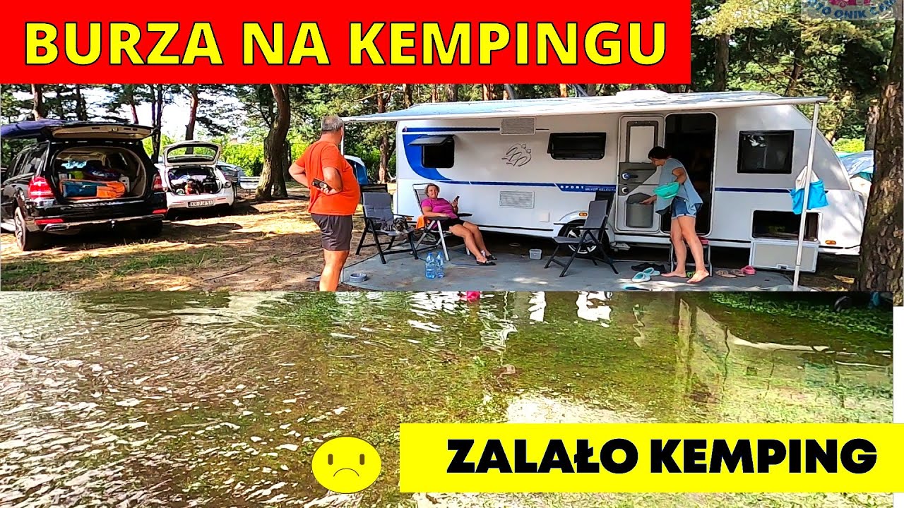 Burza i potężna ulewa na JURA CAMP. Mała powódź na kempingu. Czy nam się udało? (vlog #104)