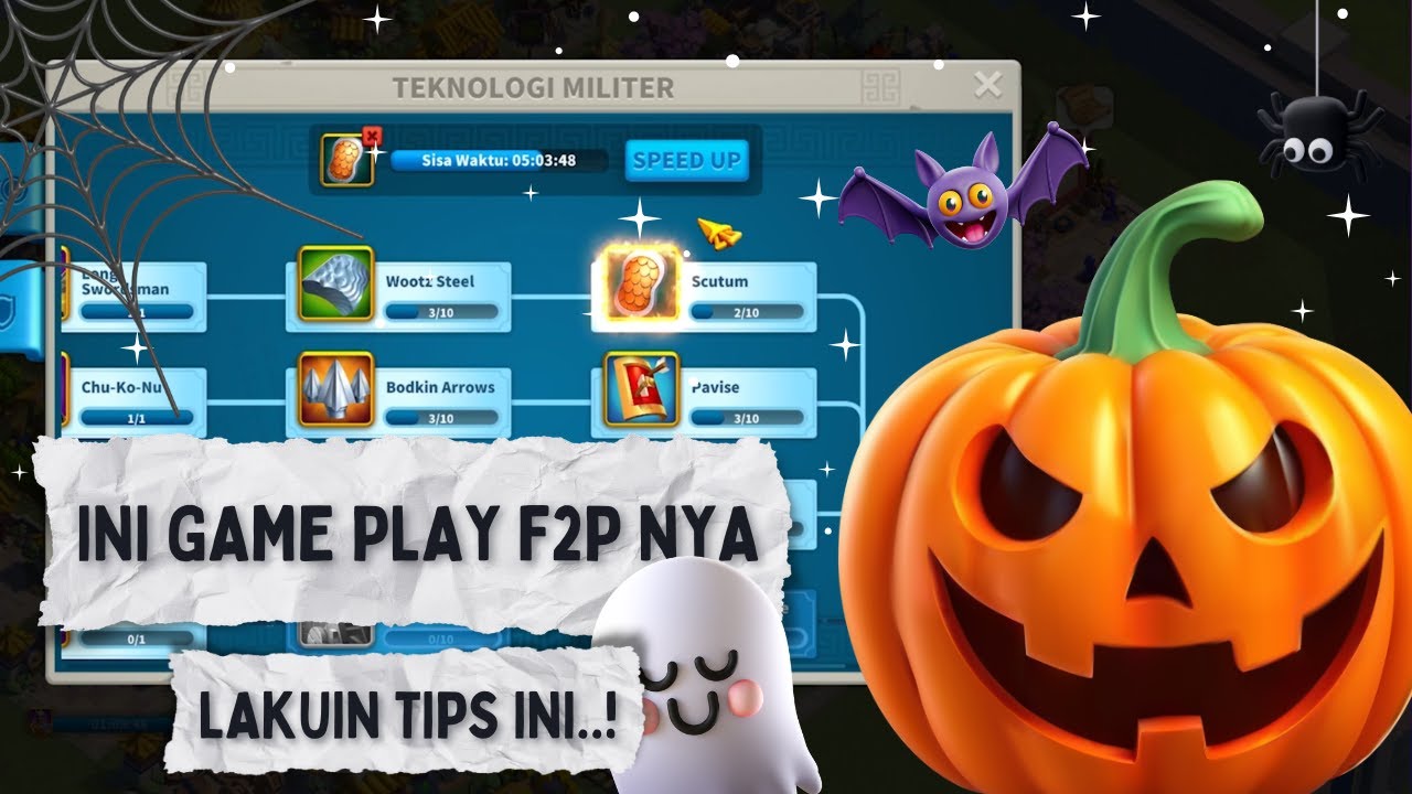 Ini Gameplay Akun F2P 10 Juta Power di 40 Hari! Dan Rahasia Biar Bisa Lv 25 di Event Halloween! 🎃