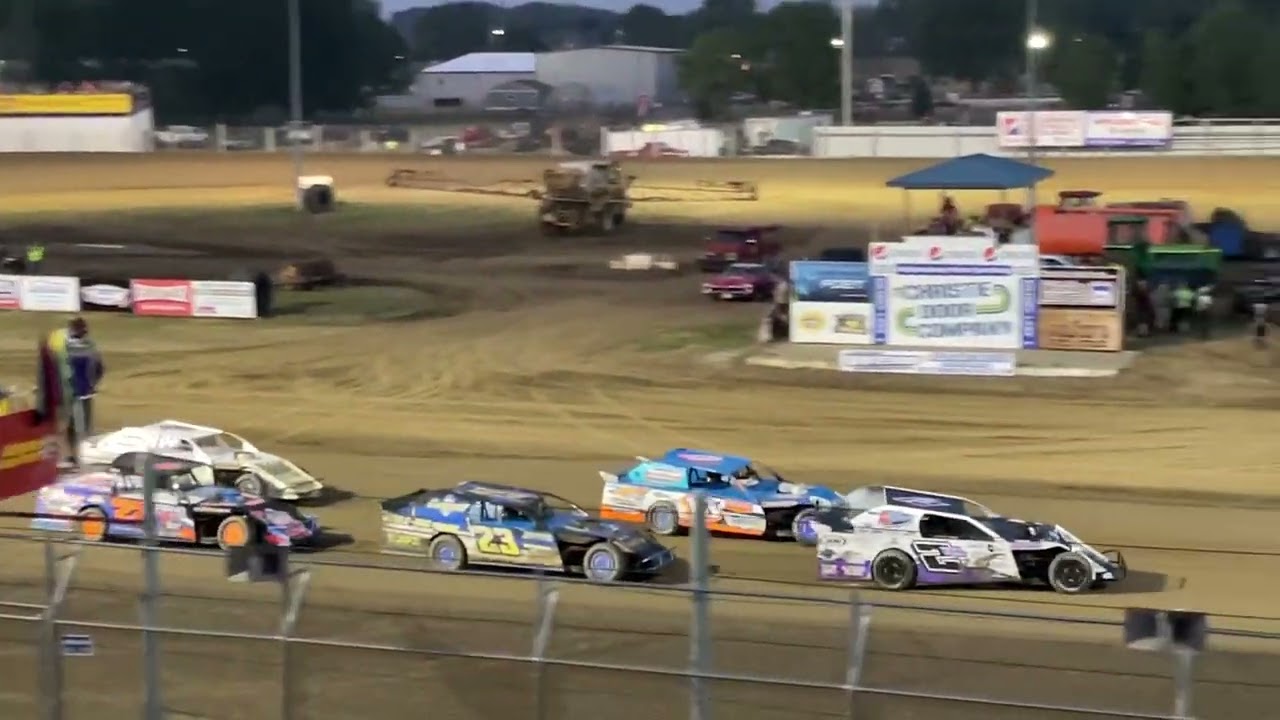 Taylor Kuehl IMCA Sport Mod Feature Race Win at Independence motor speedway 6/19/2023 