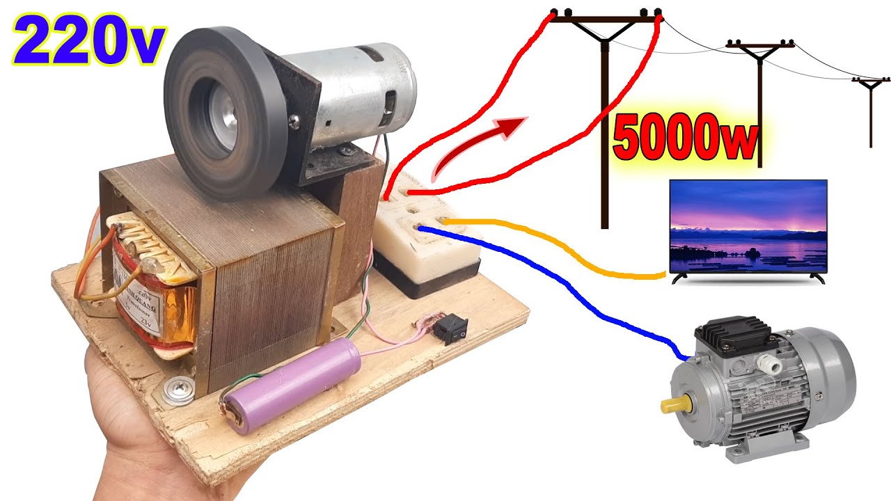 How to turn an iron inverter into a high power generator