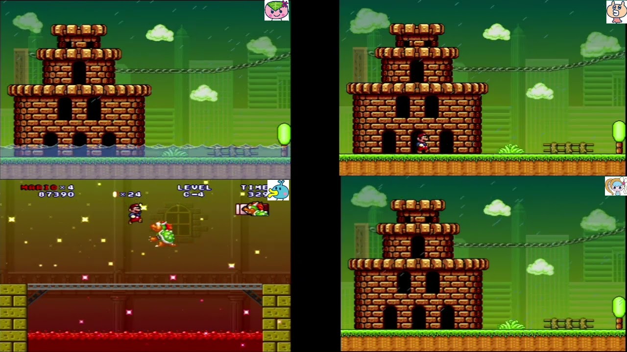 Mario Forever Dynamic Letter Worlds Series V2.0 World A B C D 4 Teams