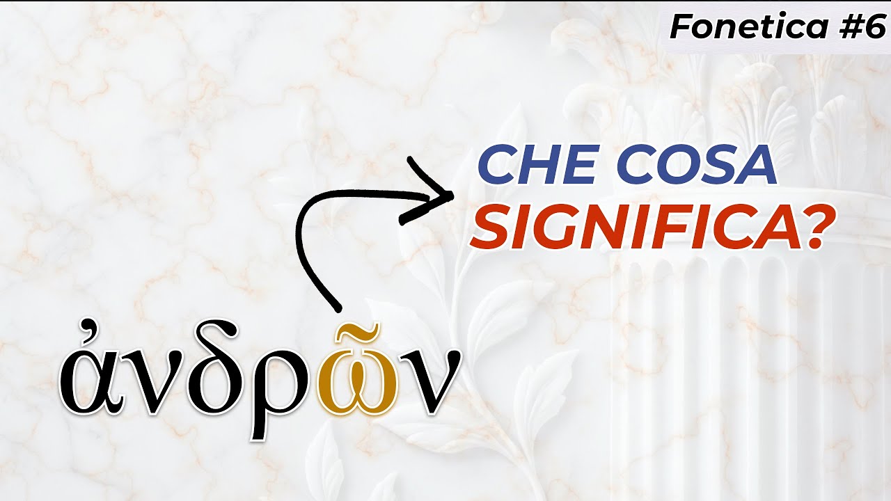 Come funziona l'ACCENTO GRECO? Le 3 leggi che devi conoscere