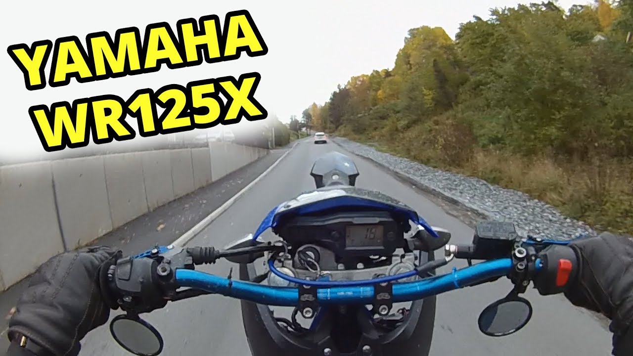 TESTER UT YAMAHA WR125X + CRASH! | MOTOVLOG