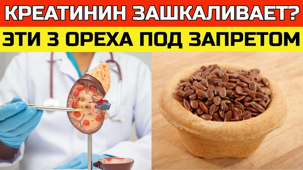 Креатинин повышен? Избегайте этих 3 орехов — выбирайте другие вместо них | ЗДОРОВЬЕ ПОСЛЕ 50