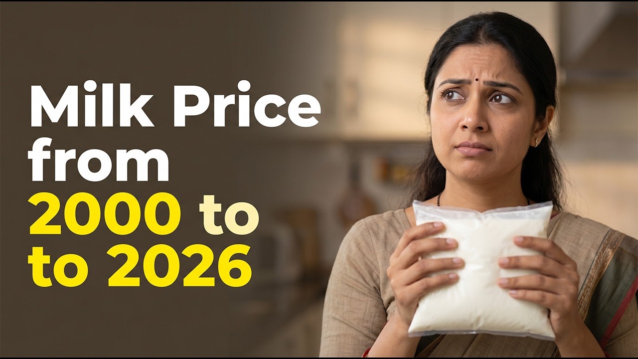 Milk Price Evolution (2000&ndash;2026) | How Much Did Milk Cost Every Year? | The Real Data