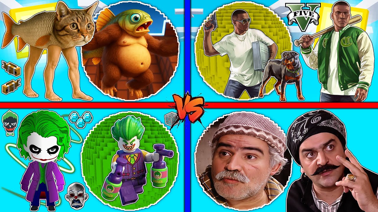 فلم ماين كرافت : كوكب منطاد عائلة تريبا تروبي ضد باب الحارة ضد الجوكر ضد قراند !!؟ 🔥😱