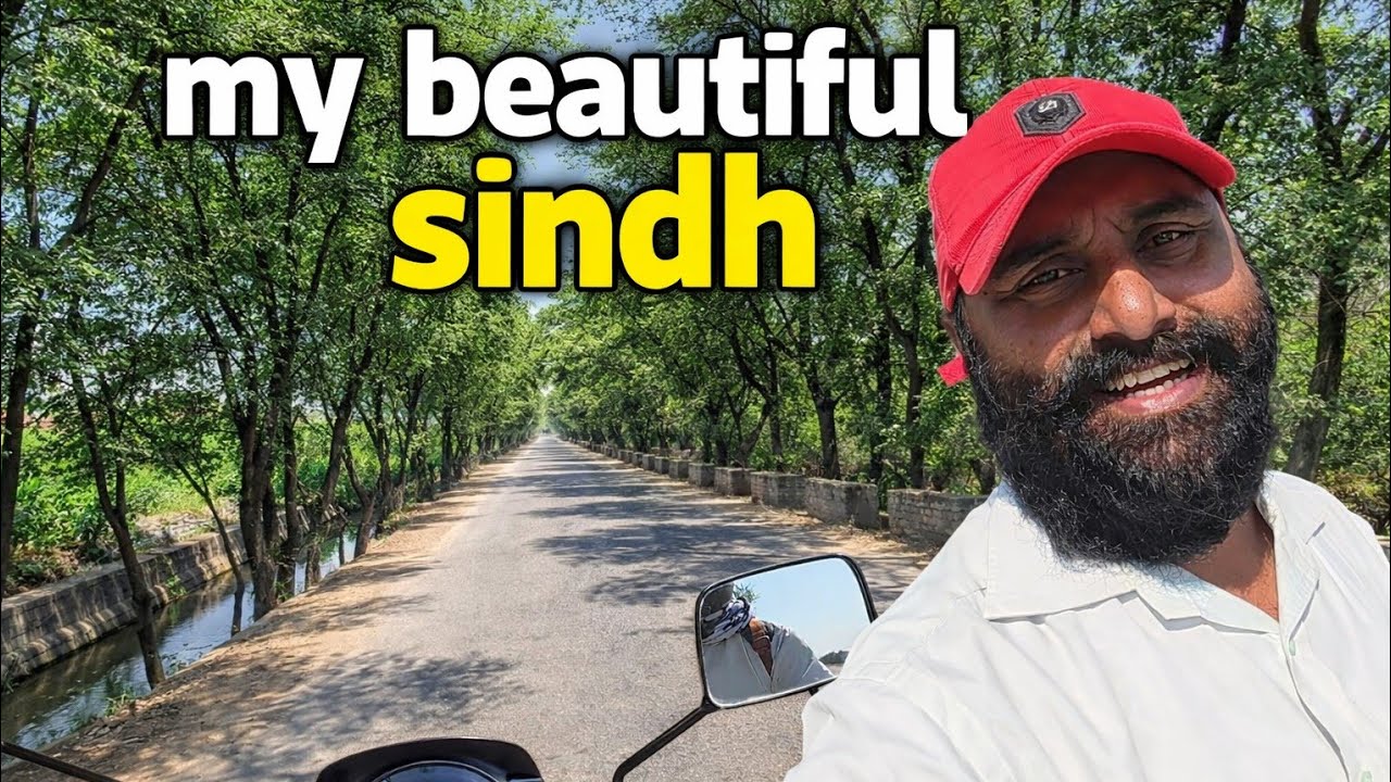 My Moto Vlog from my beautiful city Tandojam to most fertile land matiari what a beautiful road 