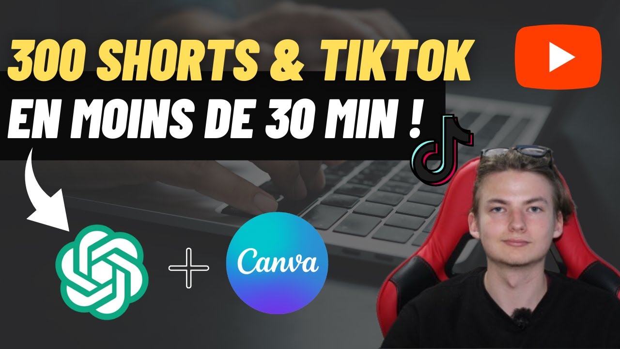Créer 300 Shorts en 30 Minutes : Comment Dompter GRATUITEMENT la Créativité avec ChatGPT et Canva