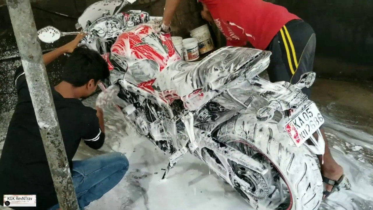 Honda Cbr650f Foam Wash | Cbr650f Chain Cleaning and Lubricating