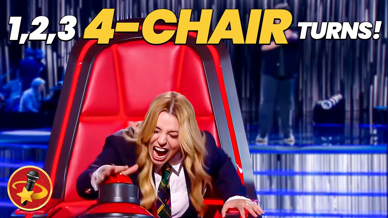 10 MIND-BLOWING 4-Chair Turns on The Voice Kids France 2025! 🇫🇷