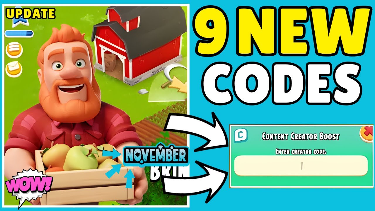 ⚡ Коды ноября ⚡Hay Day Бесплатные бриллианты 2025 🔥 Раскрыт новый подарочный QR-код 