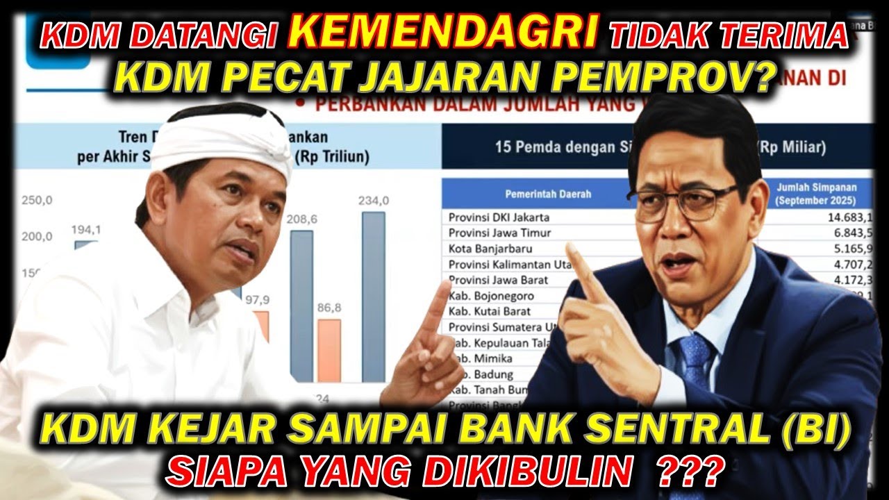 🔴PECAT SEKDA? Panas Dedi Mulyadi Vs Purbaya Adu Data Duit Jabar 4,1 Triliun Siapa yang Dikibulin❓