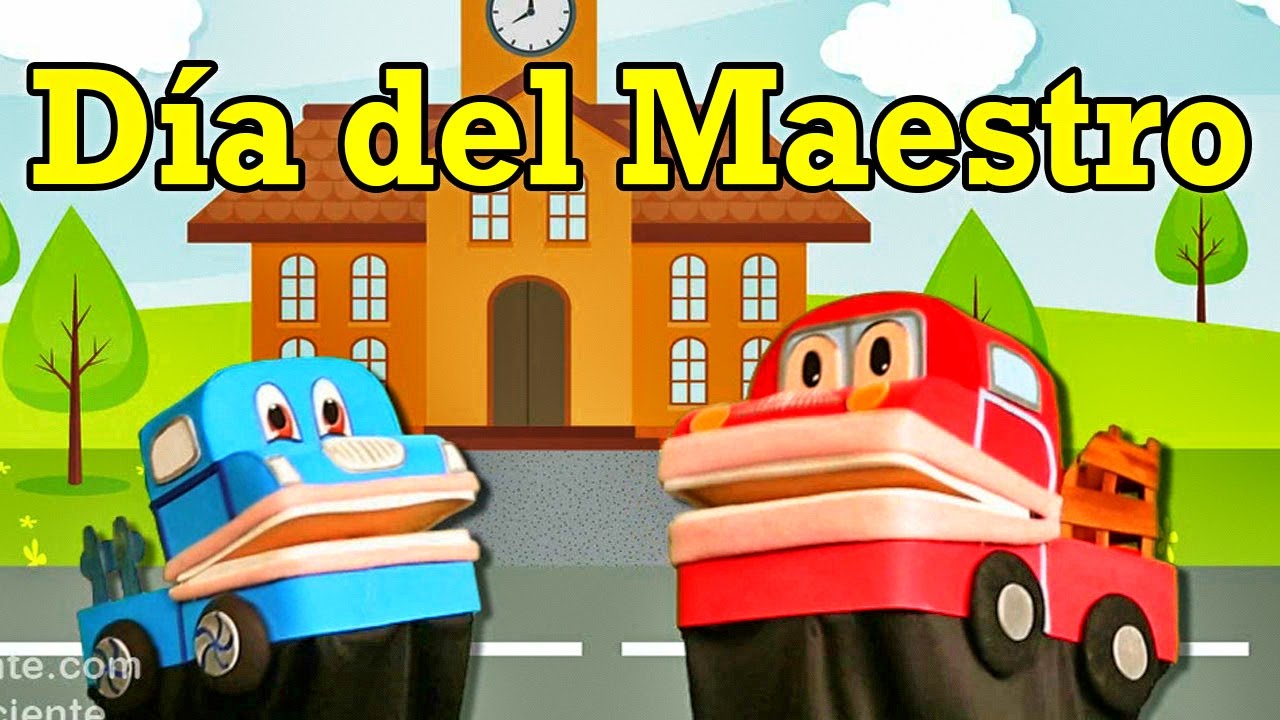 El Día del Maestro - Barney El Camión y Panchito - Videos educativos en español para niños