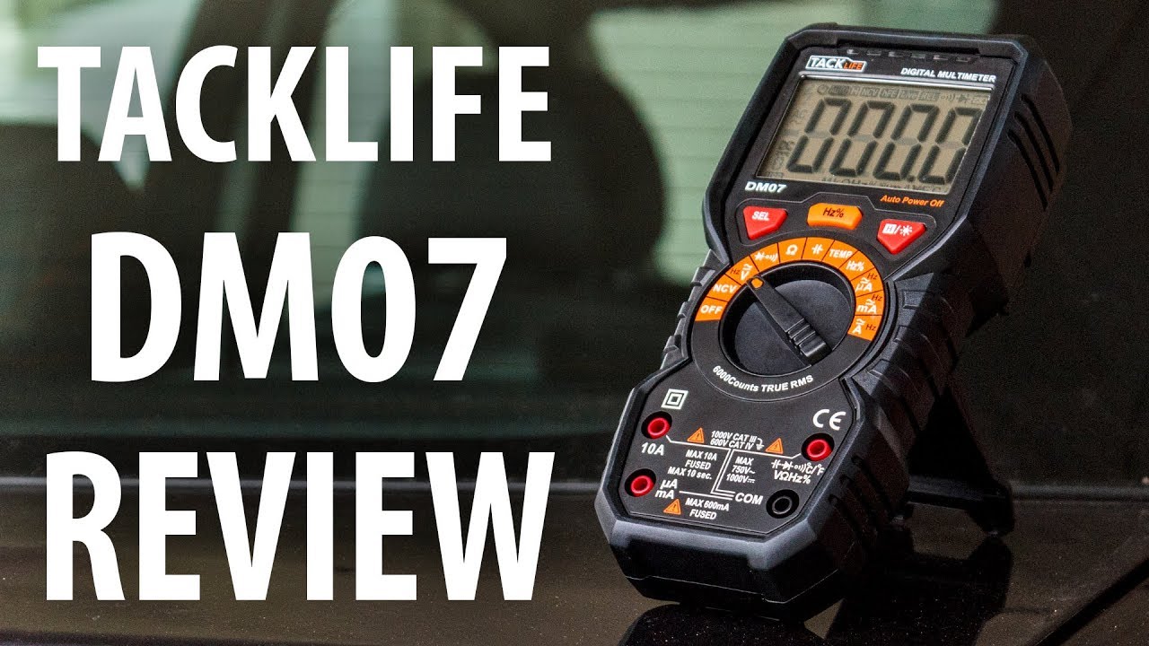 Review: Tacklife DM07 digital multimeter