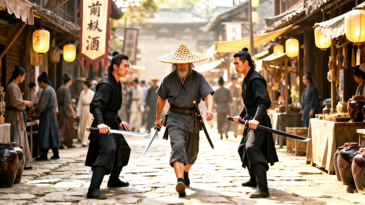 戴斗笠神秘人竟是隱世武林宗師，一招秒殺兩大頂尖​​高手！ 💥 中國電視劇 | KungFu