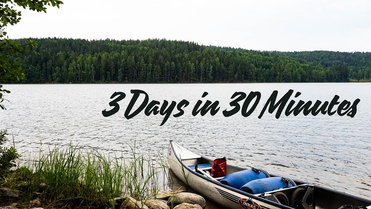 3 Days of Canoeing from Lake Eldan to Vänern | Original Sound