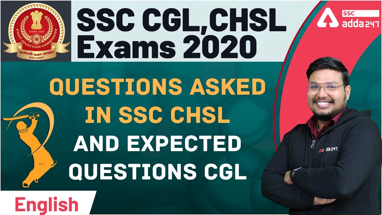 SSC CGL CHSL 2021 | English | Questions Asked in SSC CHSL 12 April and Expected Questions