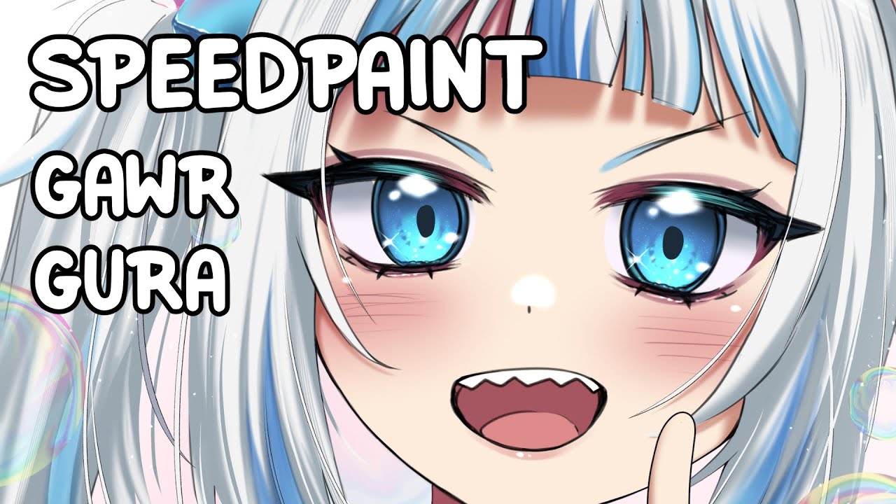 [Speedpaint] Gawr Gura Sketch