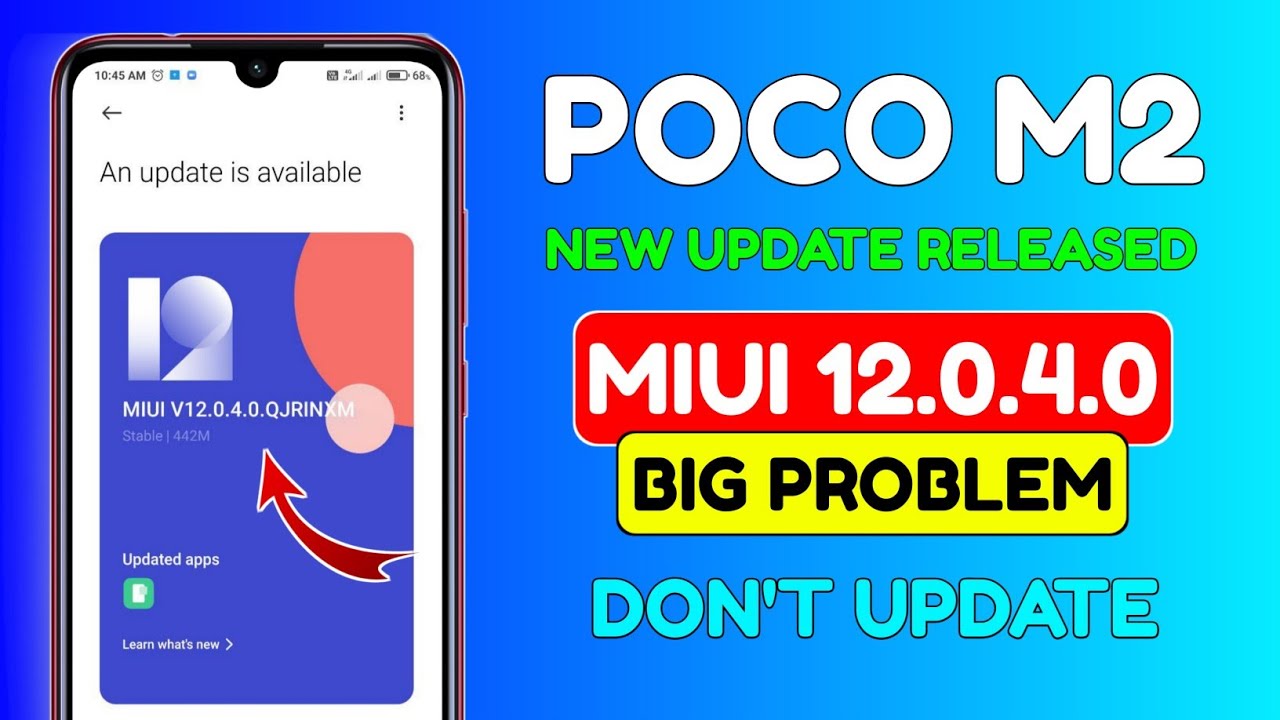 POCO M2 MIUI 12.0.4.0 New Update Big Problem😭 | POCO M2 New Update Problem😱