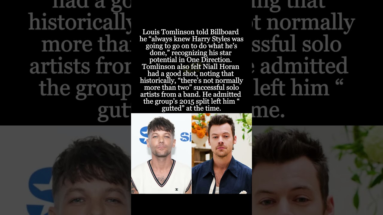 Louis Tomlinson on Harry Styles’ Solo Success “I Always Knew He Was Going to Go On” 
