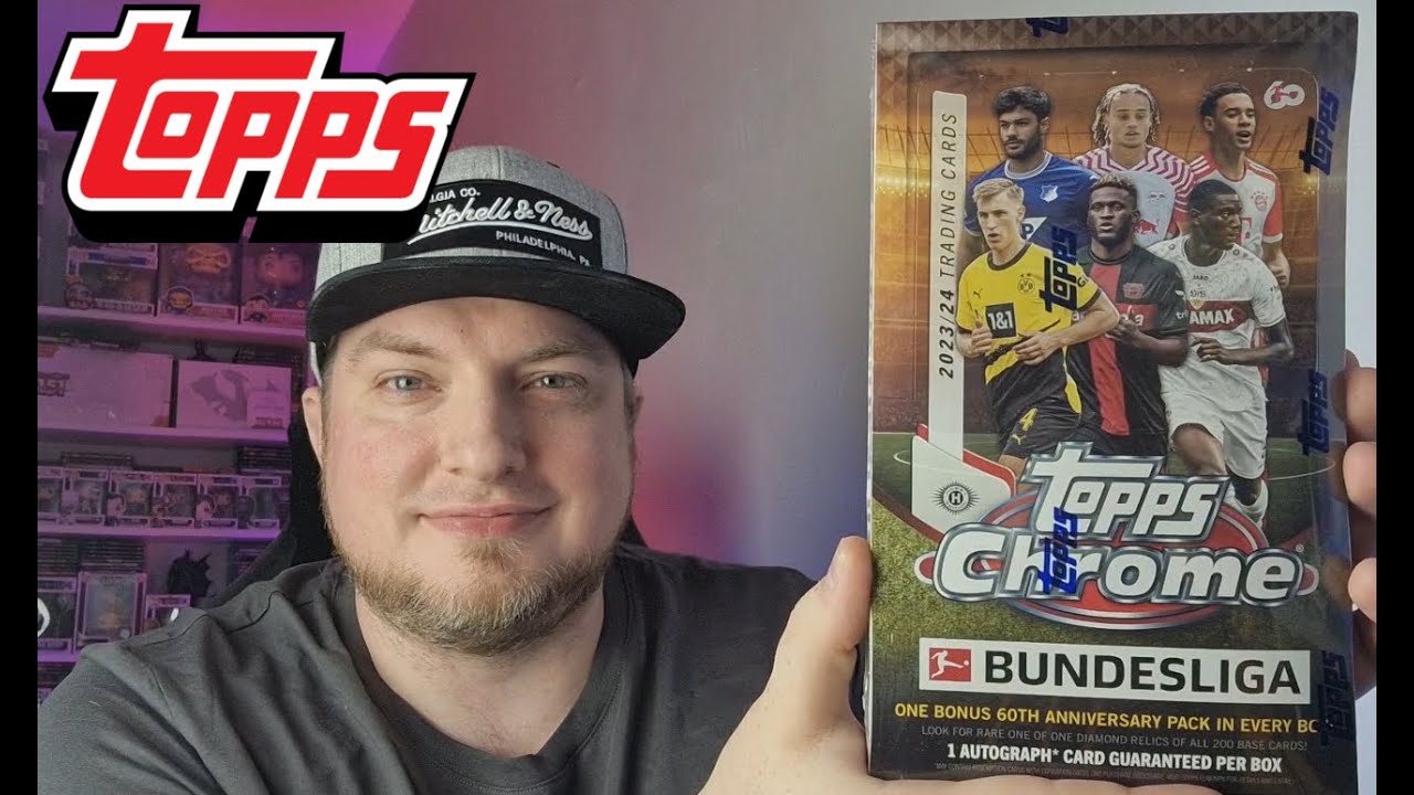 TOPPS CHROME BUNDESLIGA 2023/24 - Schickes Autogramm gezogen