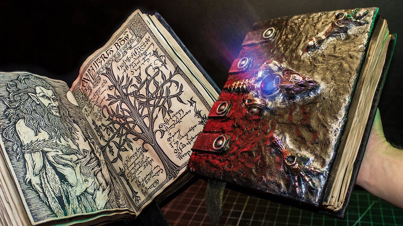 HOW TO MAKE A FANTASY GRIMOIRE / BOOK OF SHADOWS USING LATEX ! #cosplay #larp #fantasy #diy #magic