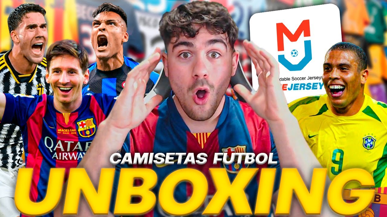 UNBOXING DE CAMISETAS DE FÚTBOL *INCREIBLES*