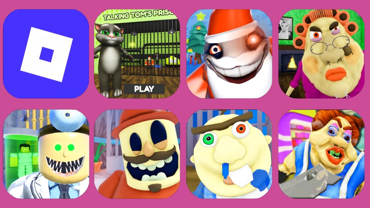 ROBLOX HARD MODE,talking Tom's Prison.ESCAPE EVIL GRANDMA,Escape Baby Bobby's Daycare,Roblox update