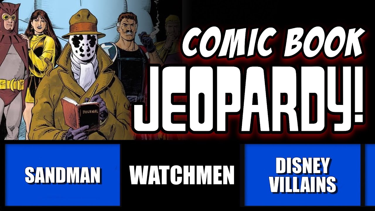Comic Book Jeopardy! A Comic Trivia Quiz with 61 Questions on MARVEL, DC COMICS, and More!