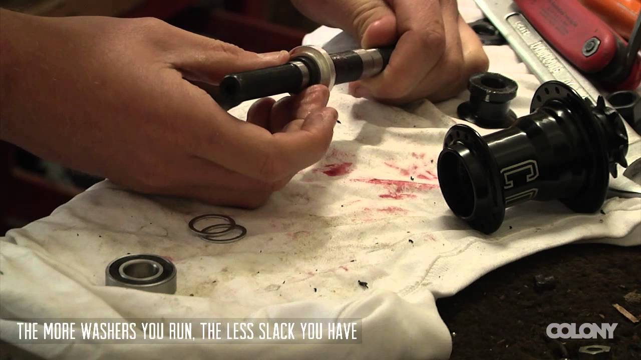 How To Adjust Slack On BMX Freecoaster - Colony BMX