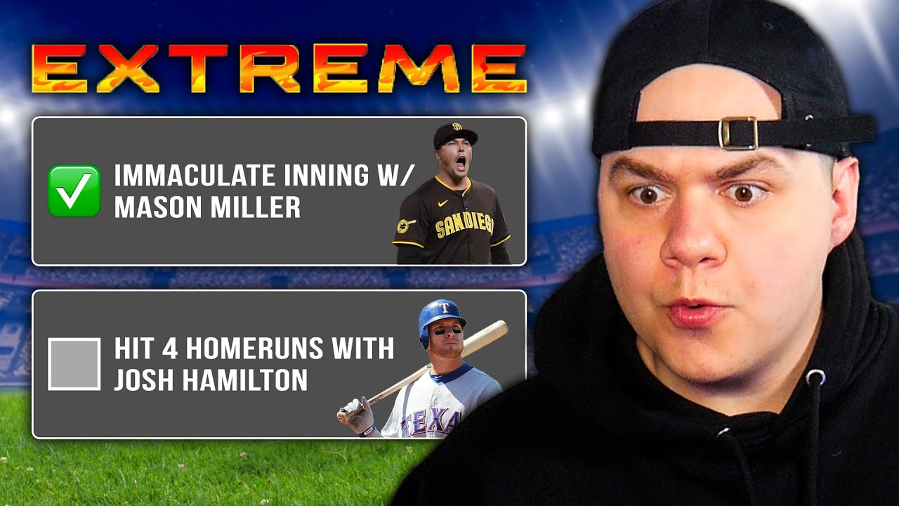 I Created my own MLB Extreme Moments!