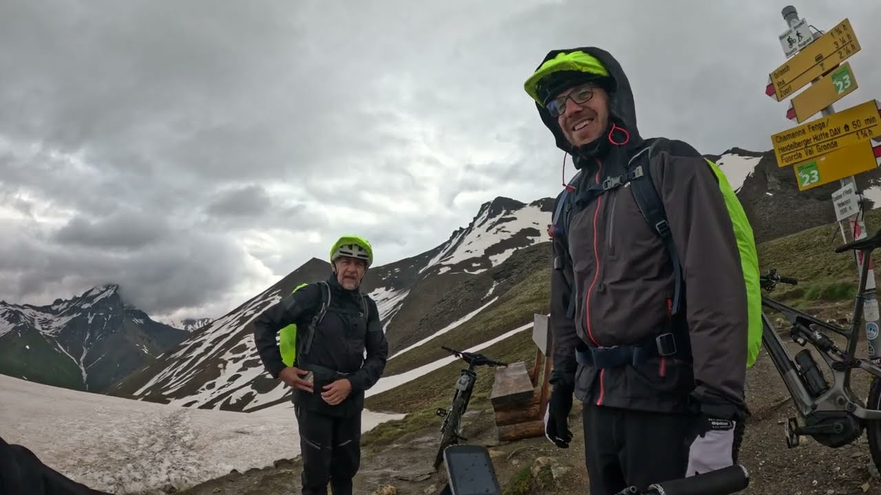 EMTB-Transalp Juni 2024 Tag 2 Heidelberger Hütte - Müstair via Fimbapass und Uinaschlucht!