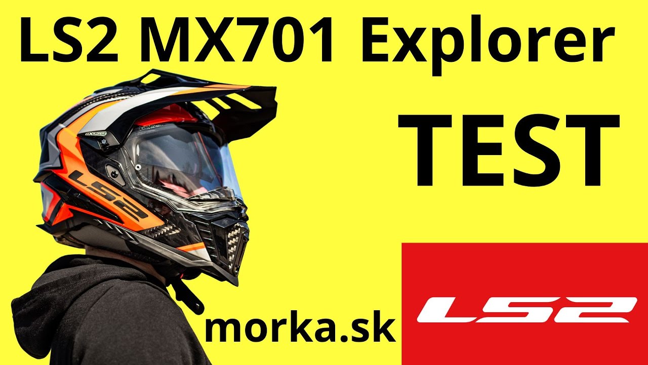LS2 MX701 Explorer -  Lahk&aacute;, dobre odvetran&aacute; ADVENTURE PRILBA