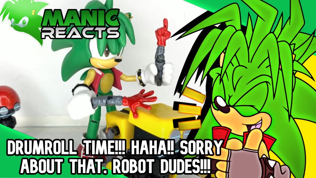 Manic Reacts to Custom Manic The Hedgehog Figure