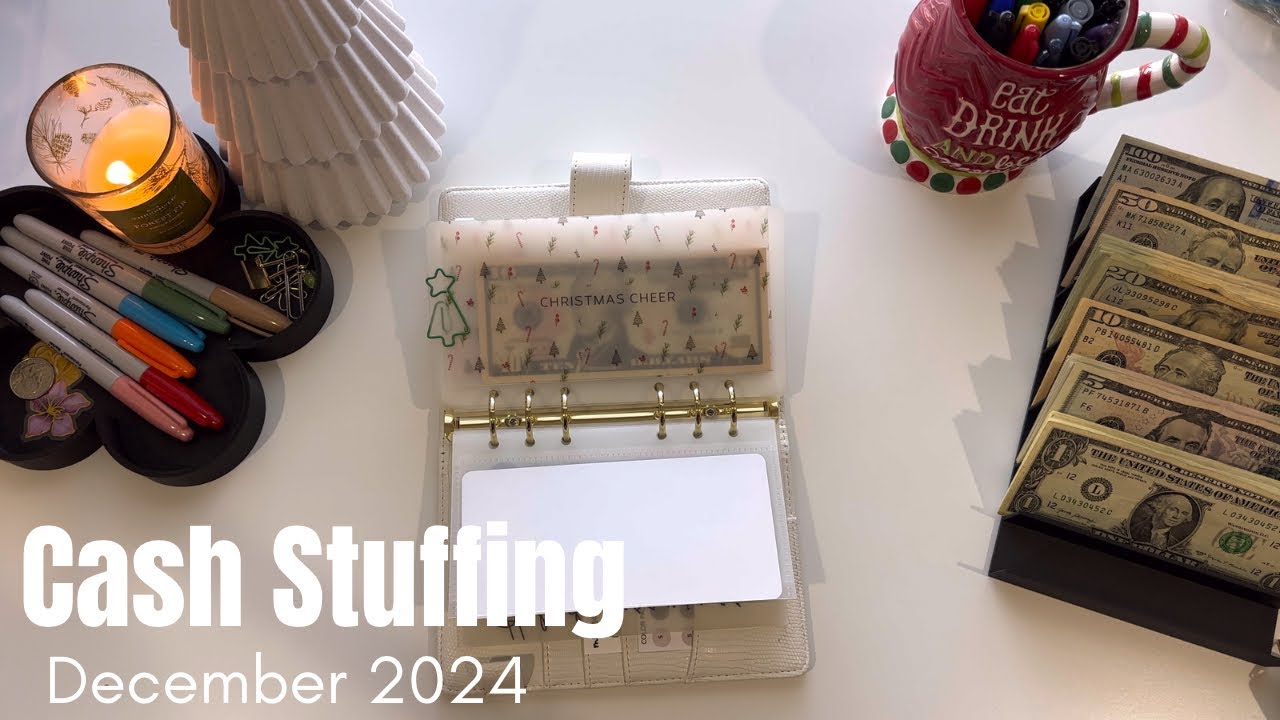 Cash Envelope Stuffing | December 2024 🎄