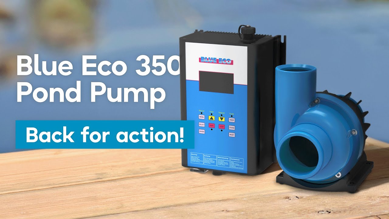 Blue Eco pond pump - Back for action! 💥