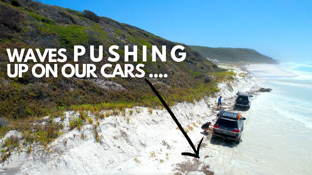 RACING THE RISING TIDE TO FIND CAMP  ||  EPIC 200km 4WD Track Along The WA Coast