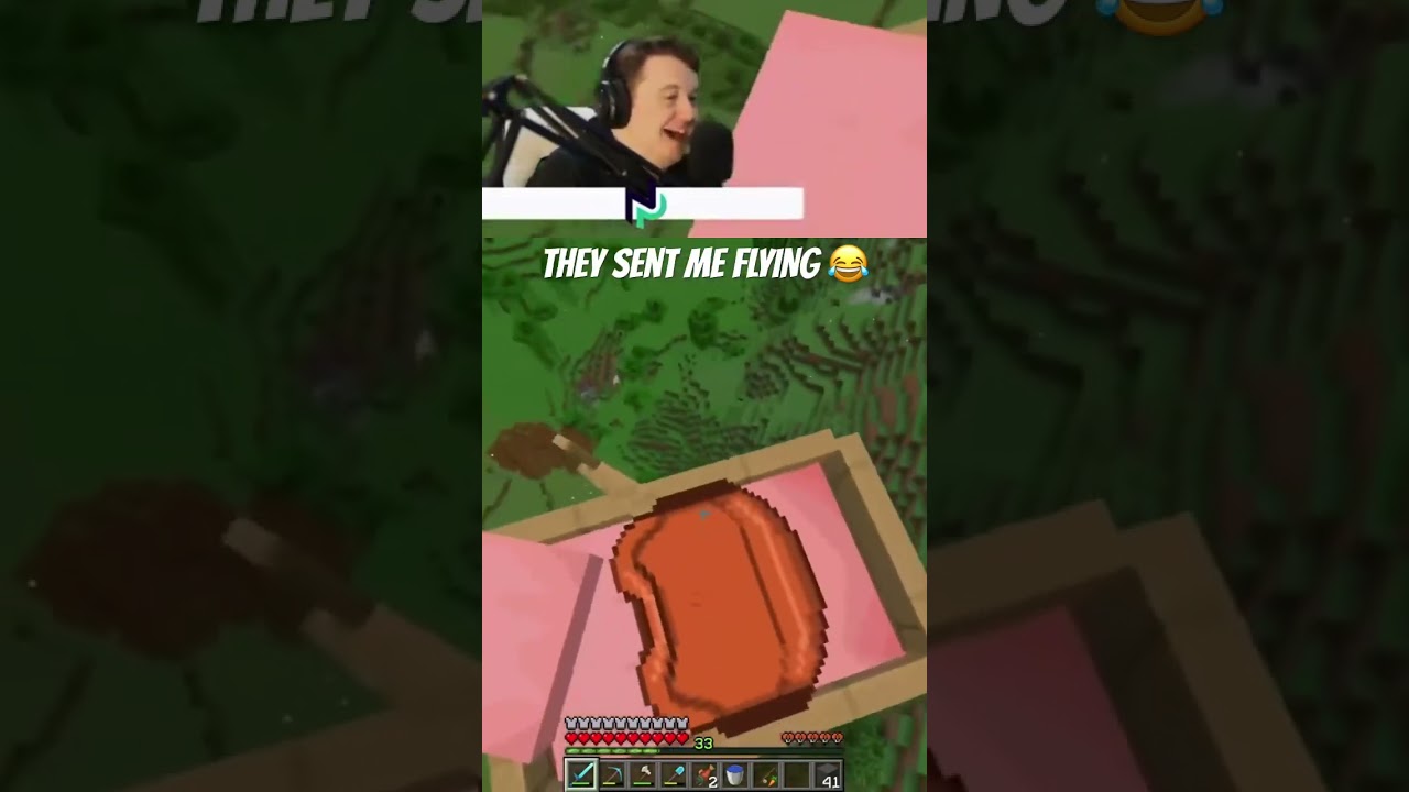 I FLEW in a boat 😂 #funny #shorts #gaming
