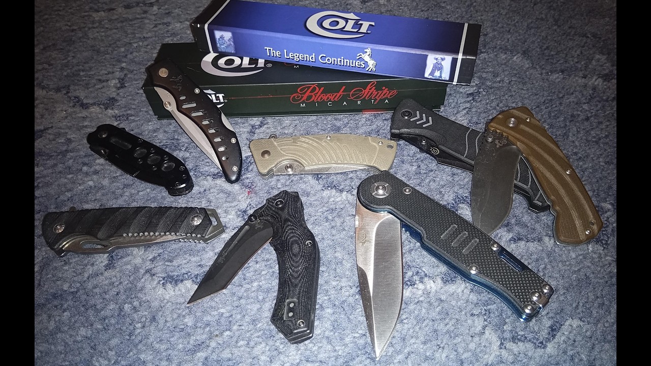 My Colt knife collection