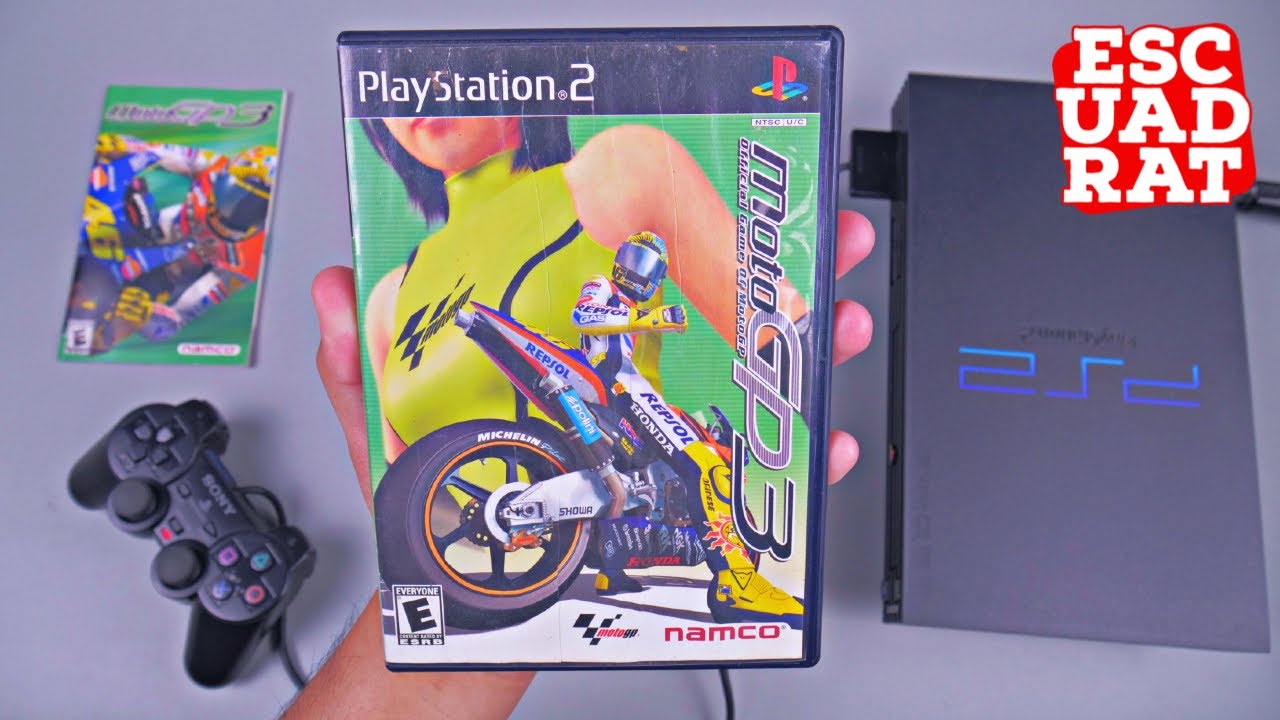 Распаковка MotoGP 3 для PS2 и игровой процесс