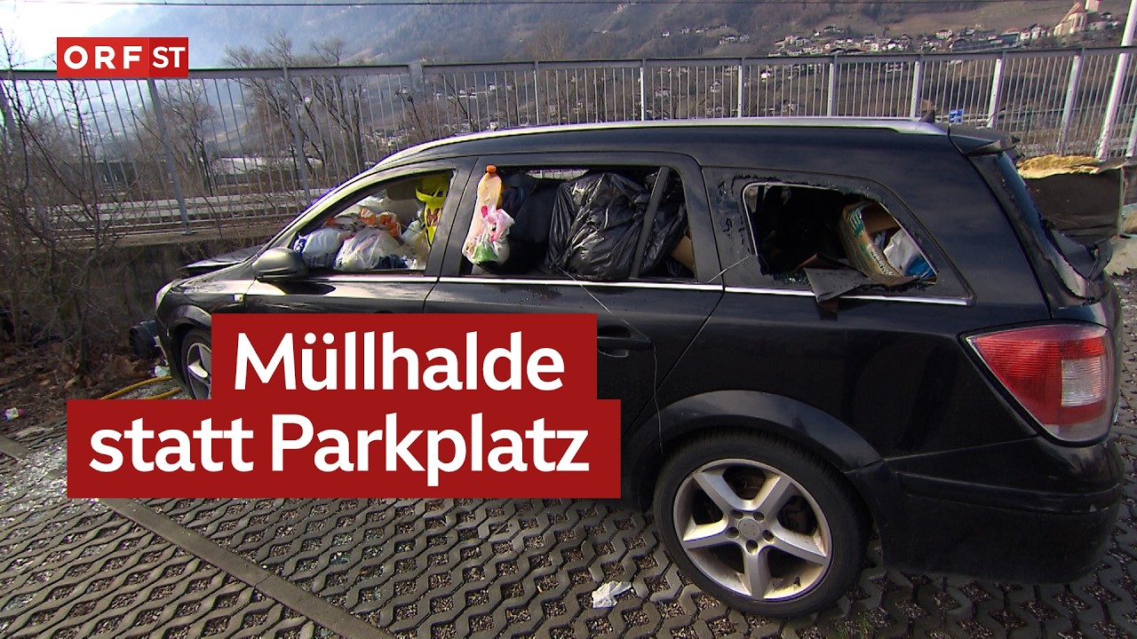 Parkplatz am Untermaiser Bahnhof verkommt | Südtirol heute vom 11.02.2026