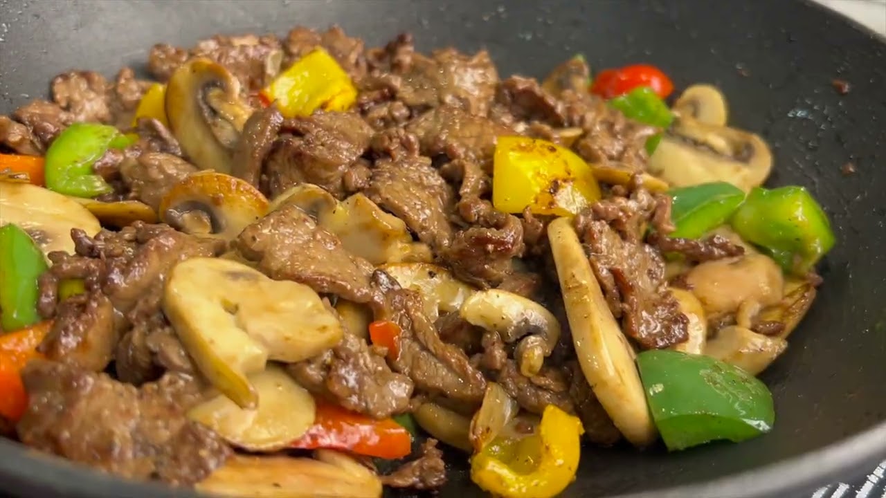 Quick Beef and Mushroom Stir Fry Recipe | Get Cookin'