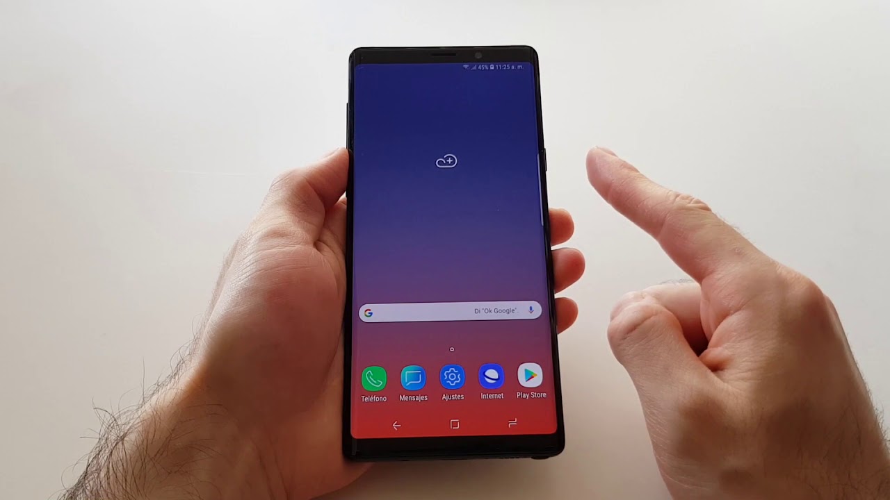 Restablece a valores de fábrica tu Galaxy Note 9 (Hard Reset)