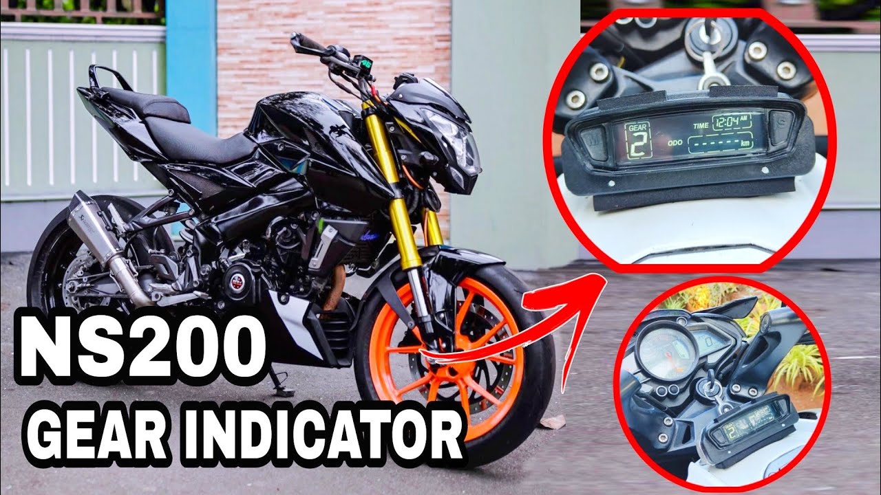 NS200 GEAR POSITION INDICATOR DISPLAY | NS200 GEAR IN DISPLAY | #youtubeshort #viralvideos