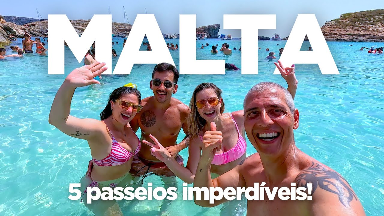 MALTA: o que fazer? 5 PASSEIOS IMPERDÍVEIS na ilha! 4K