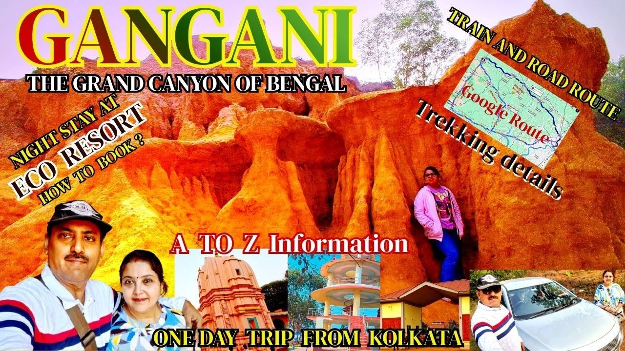 Gangani l Grand canyon of Bengal lগনগনি l Garbeta tour l kolkata to gangani roadtrip