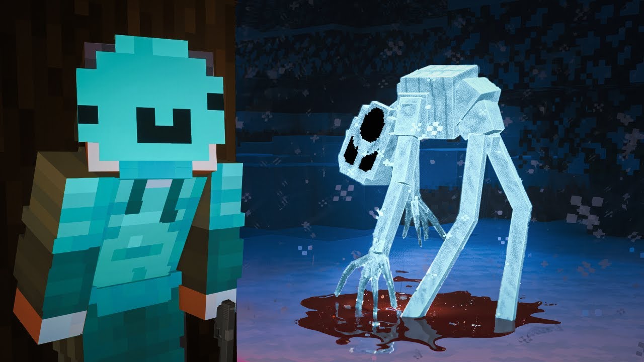 NAJBARDZIEJ PRZERAŻAJĄCA BURZA ŚNIEŻNA w Minecraft...