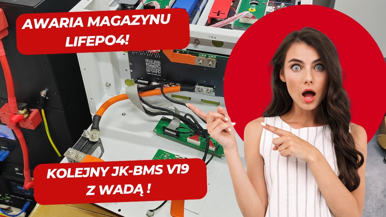 Problem z magazynem LFP, kolejny JK BMS V19 Padł? #lfp #jkbms #magazynenergii #energystorage