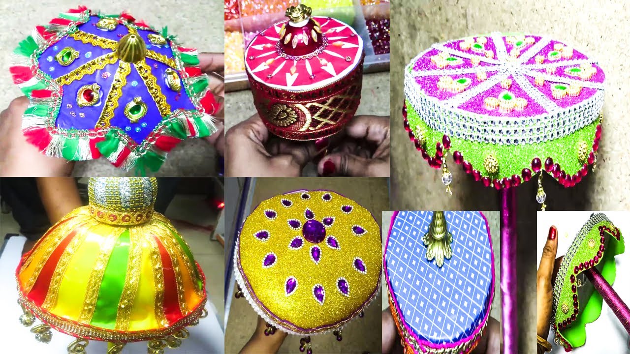 $ How to make Ganesh Umbrella |Ganesh Umbrella Making |ganesh chaturthi |ganpati umbrella decoration