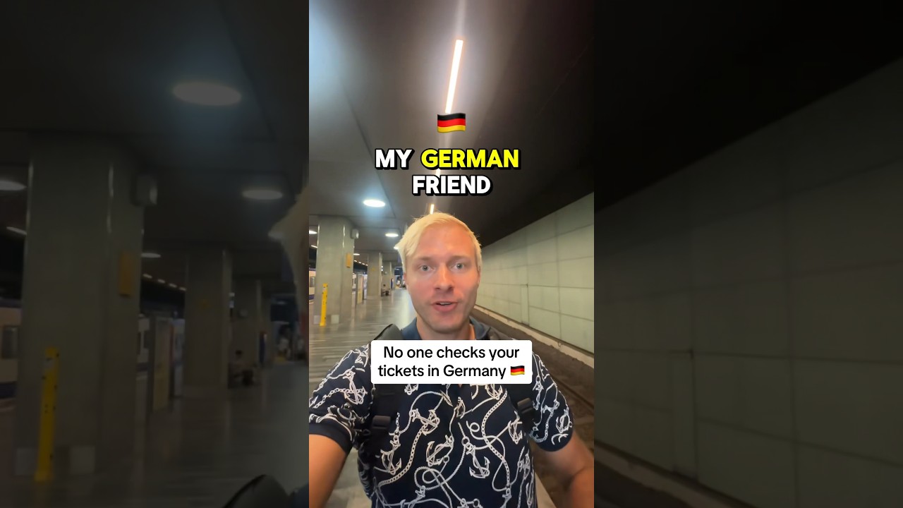 No One Checks Your Tickets In Germany?! 🇩🇪😳 #Germany #German #Transport #Bus #Train #Deutsch #Ger